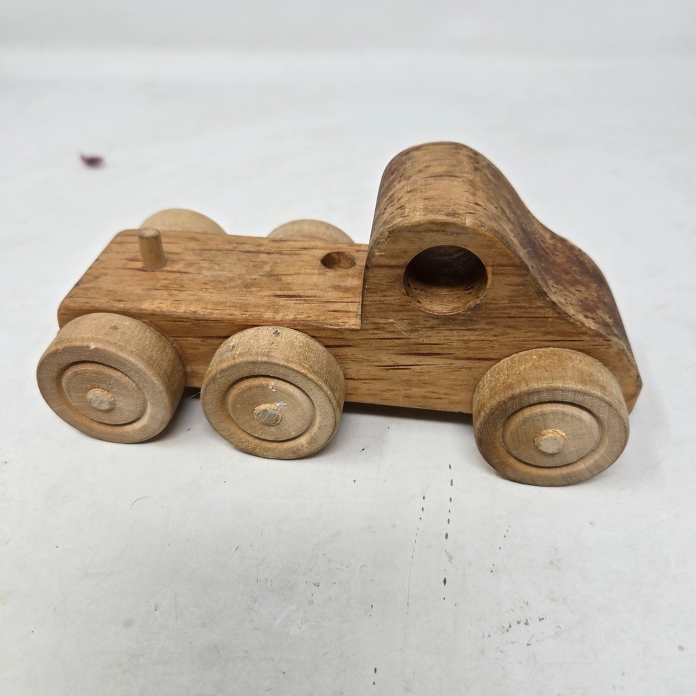 Vintage David Toys‎ for Tuff Kids Wooden 6 Wheel Truck Phelps Wisconsin 132